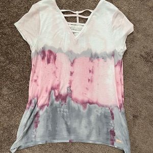 Justice girl lace detail top